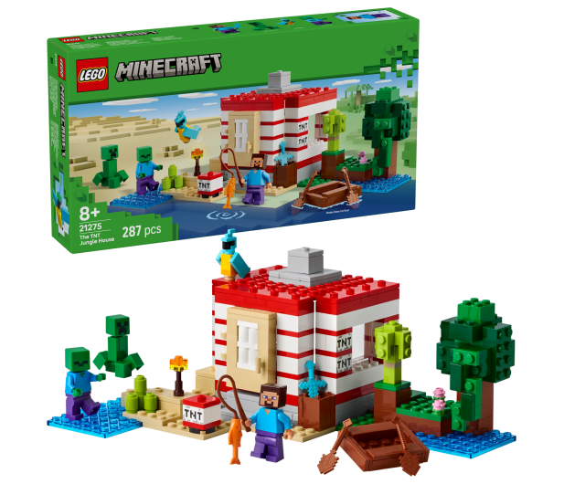 LEGO Minecraft 21275 Dom tnt w dżungli - 1331611 - zdjęcie 2